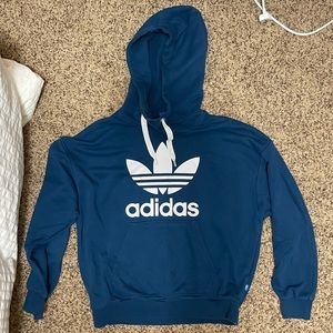 Adidas blue hoodie
